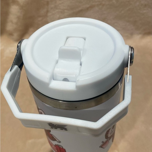 Stanley White and Pink Labubu Insulated Bottle - Picture 12 of 13